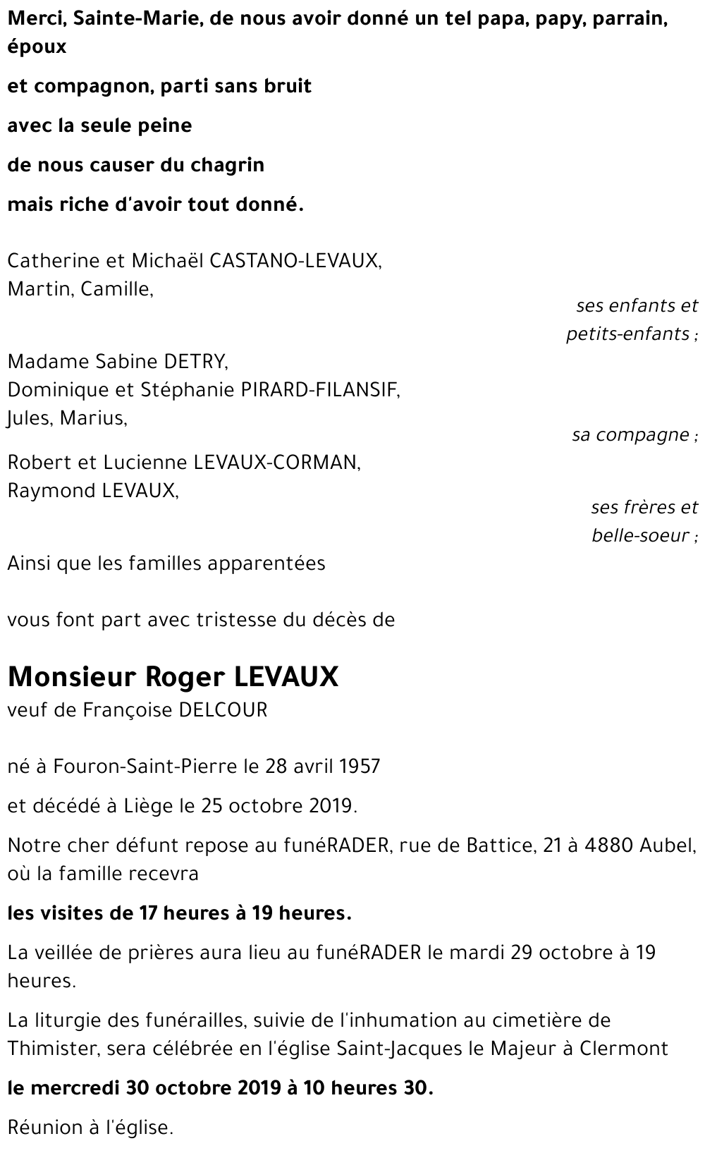 Roger LEVAUX