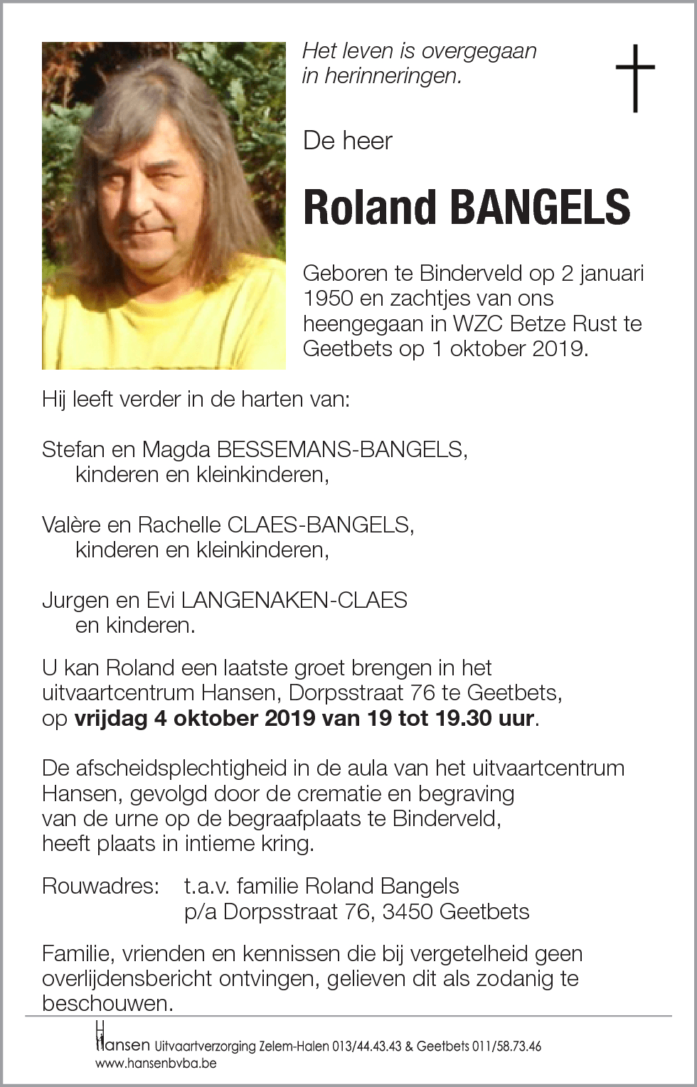 Roland BANGELS