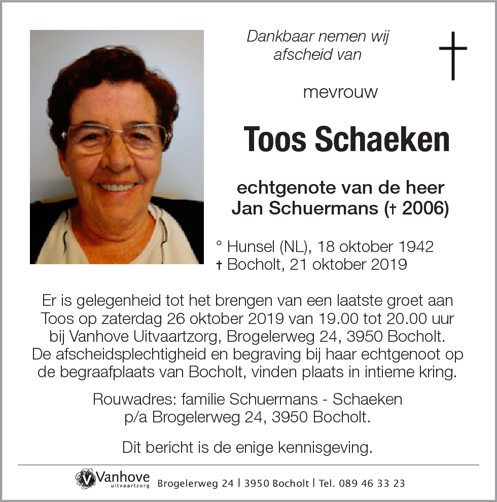 Toos Schaeken