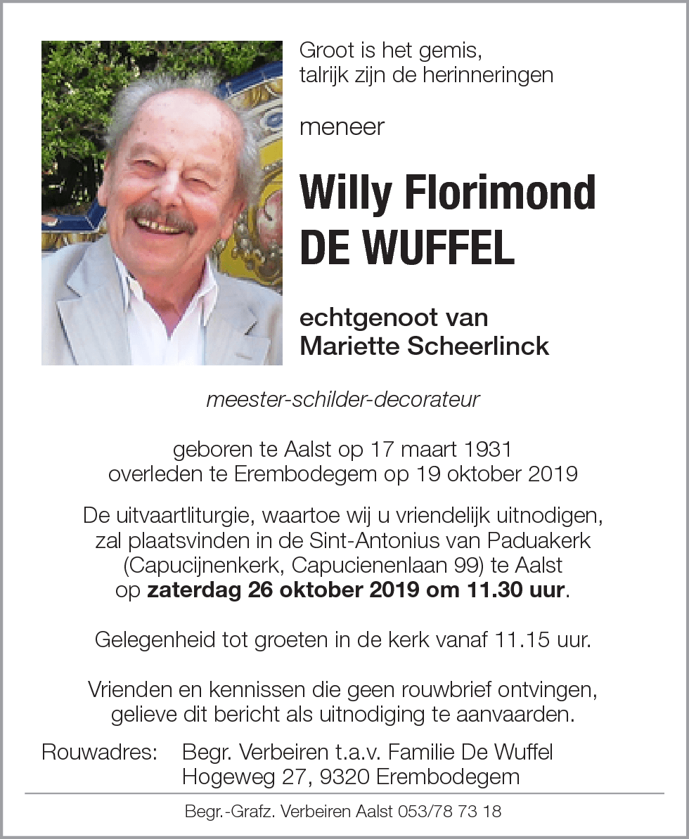 Willy Florimond De Wuffel