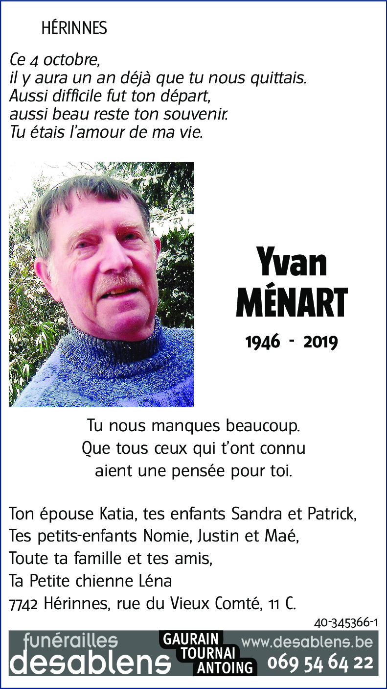 Yvan MÉNART