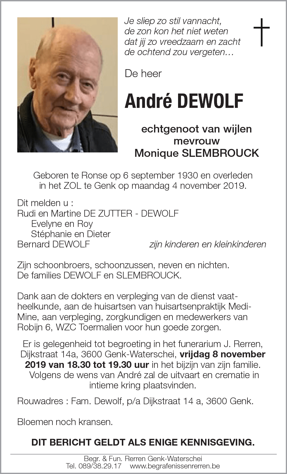 André DEWOLF