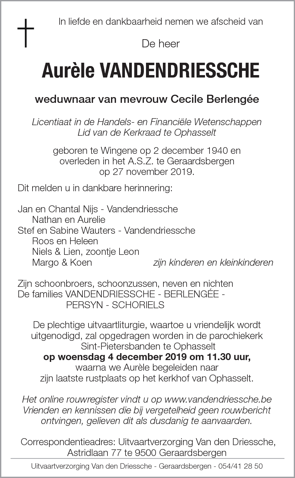 Aurèle Vandendriessche