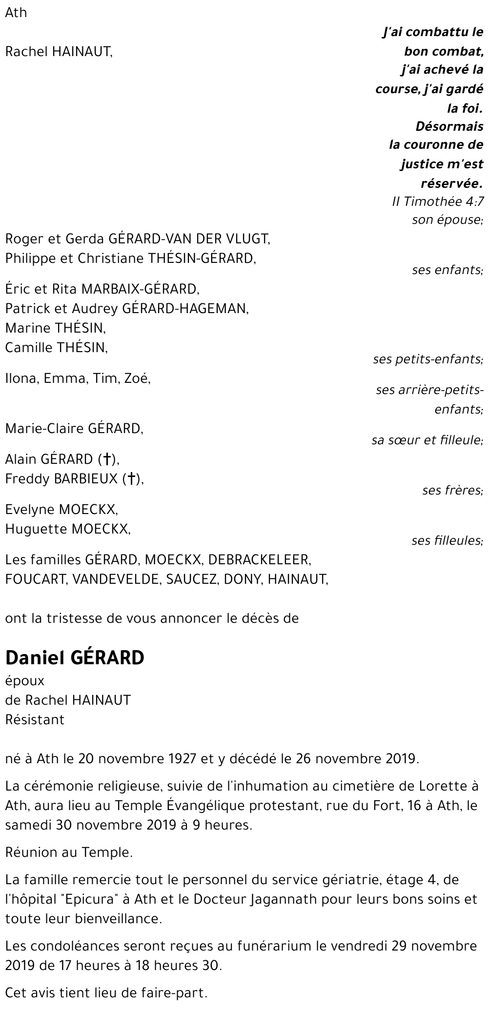 Daniel GÉRARD