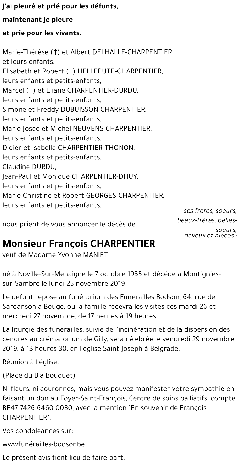 François CHARPENTIER