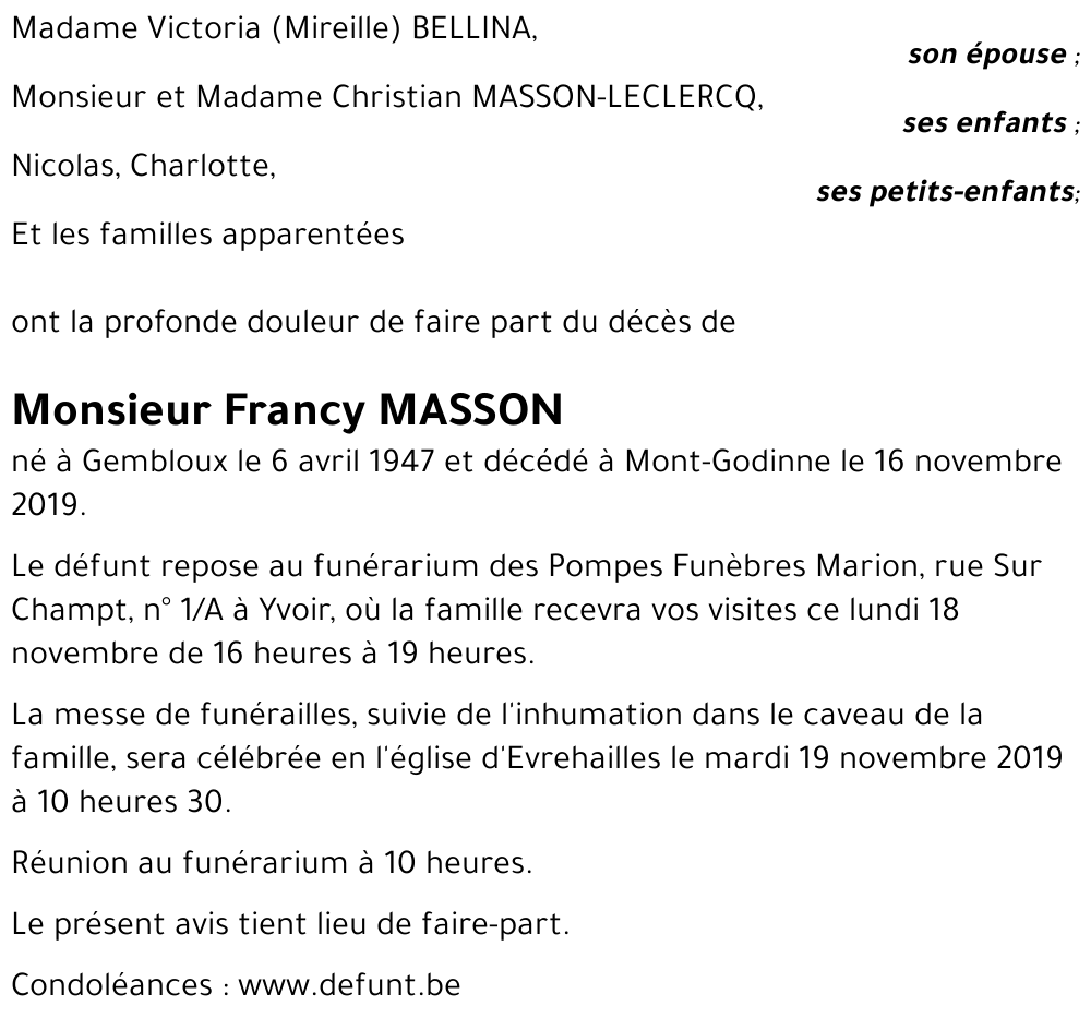 Francy MASSON