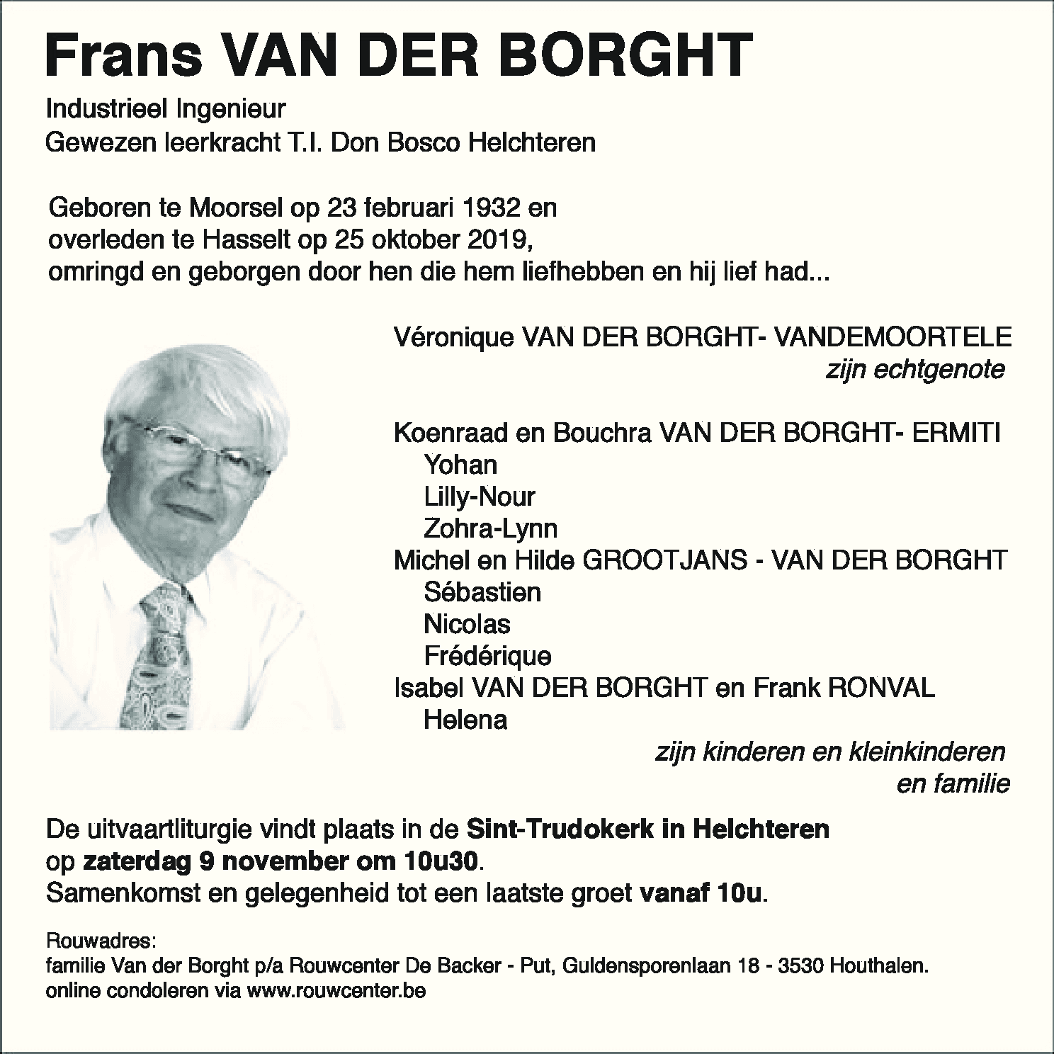 Frans Van der Borght