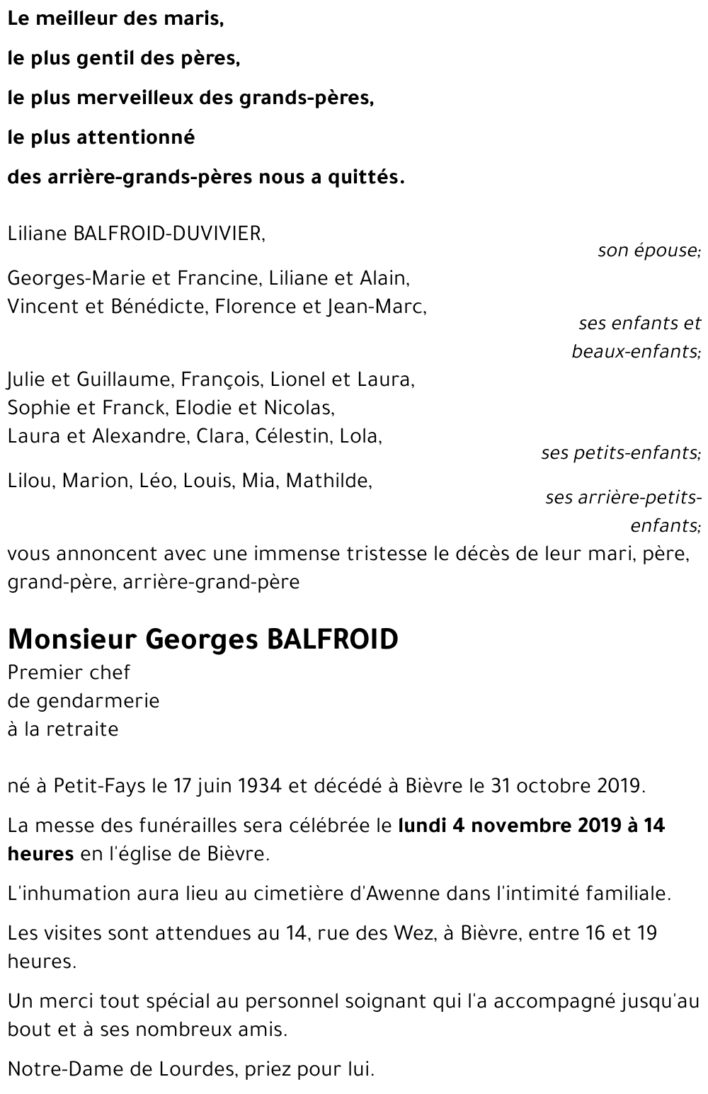 Georges-Louis BALFROID