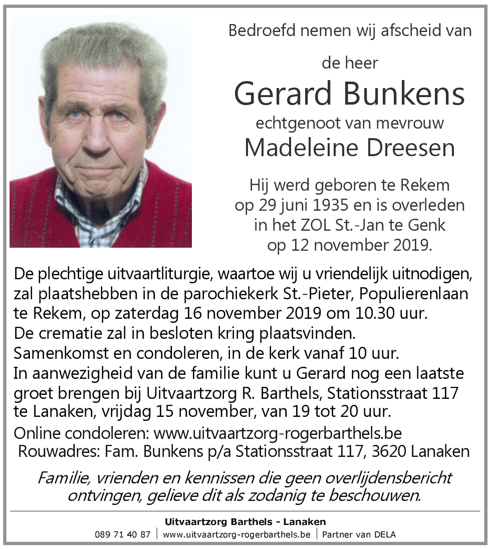 Gerard Bunkens