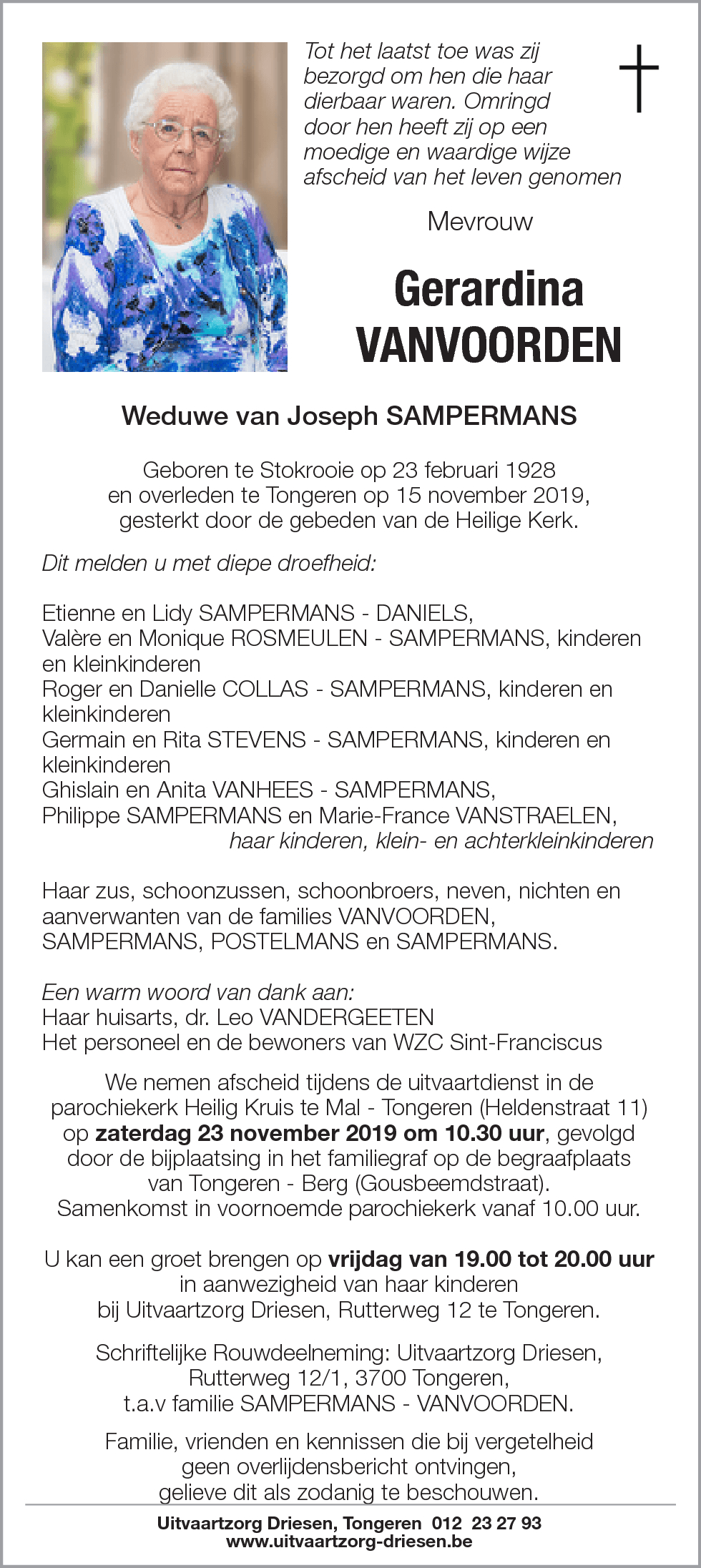 Gerardina Vanvoorden