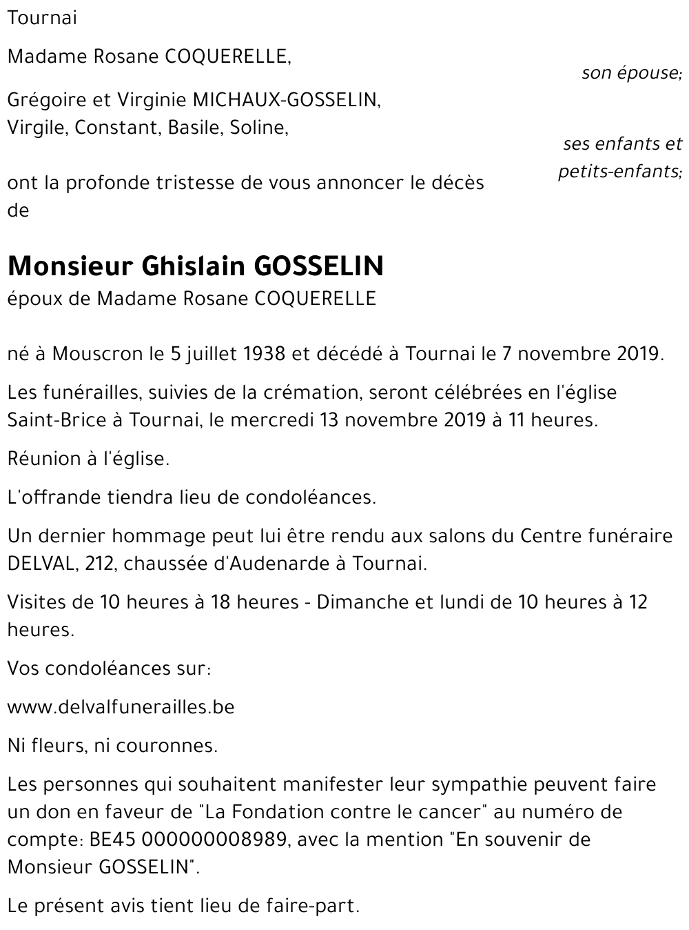 Ghislain GOSSELIN