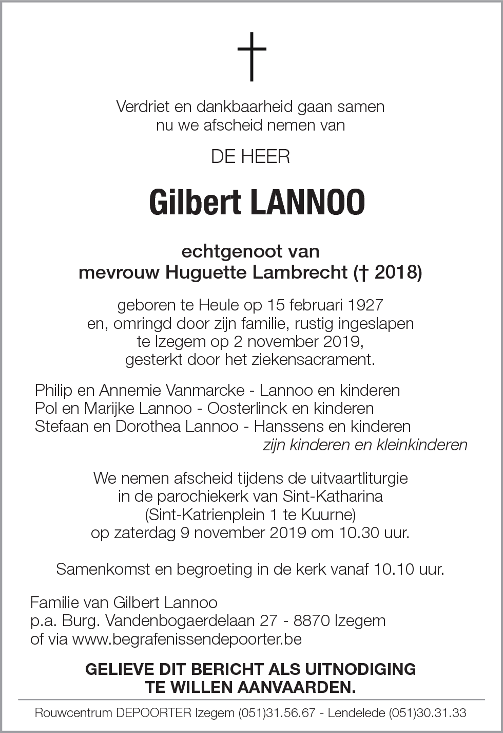 Gilbert Lannoo