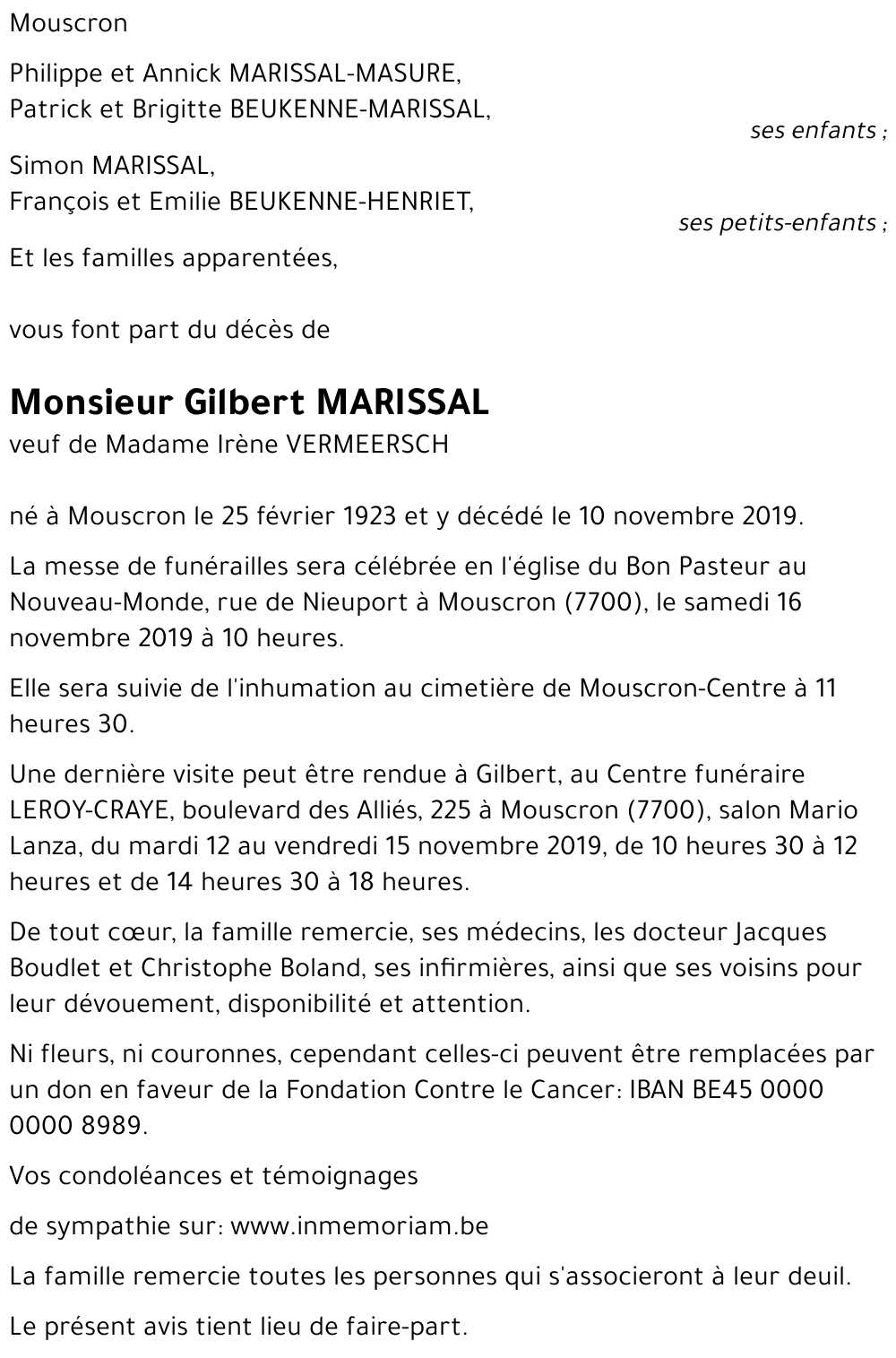 Gilbert MARISSAL
