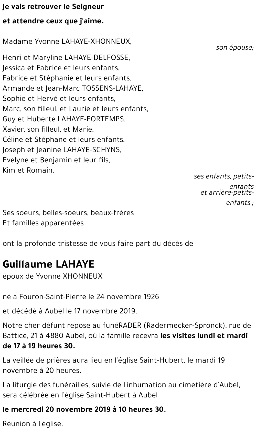 Guillaume LAHAYE
