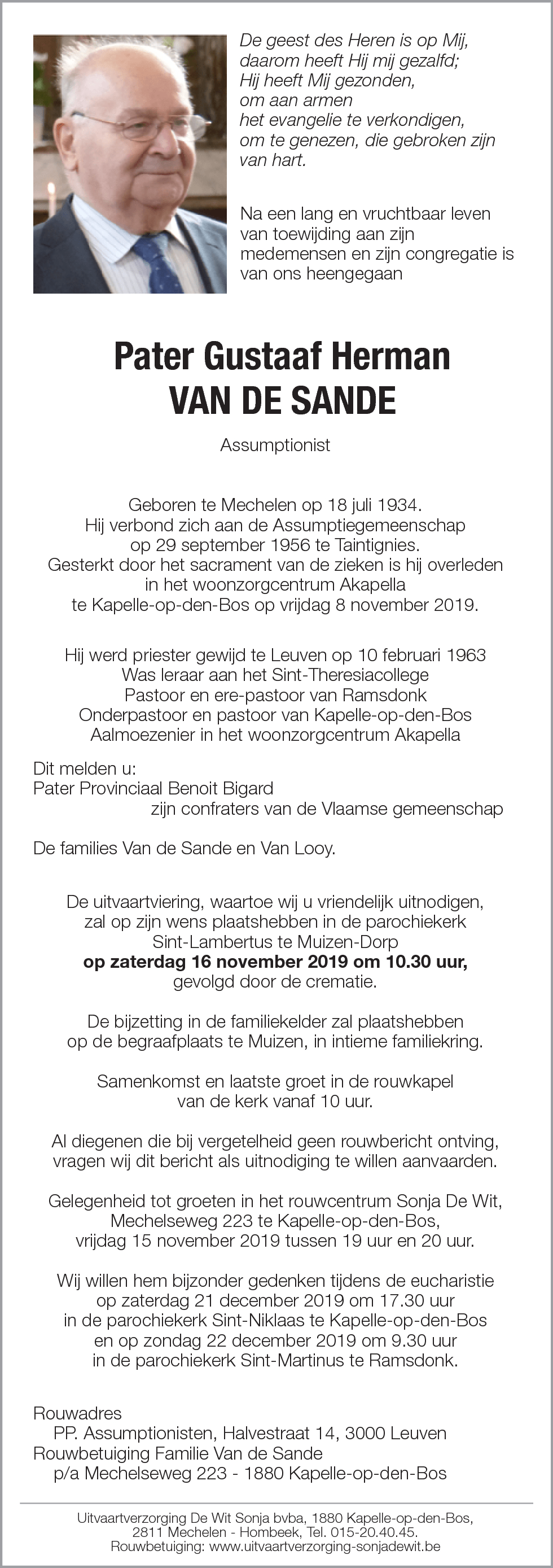 Gustaaf Herman Van de Sande