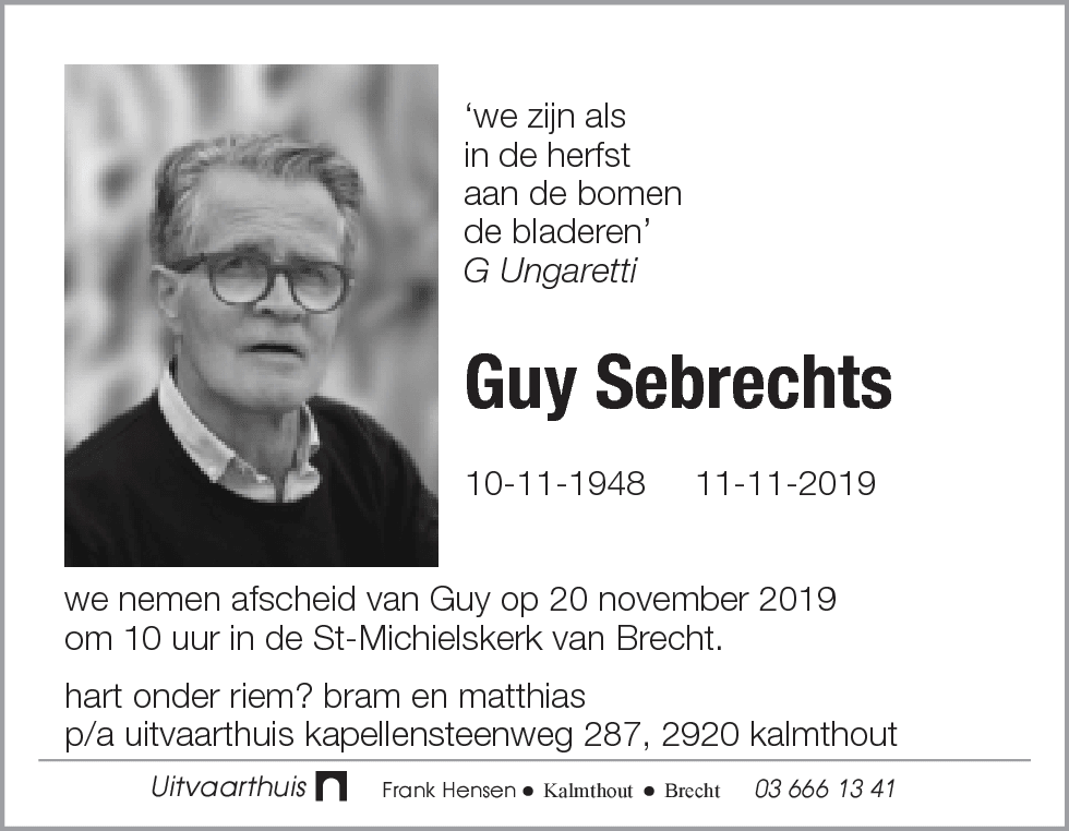 Guy Sebrechts