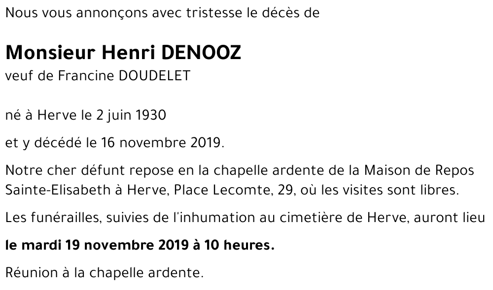 Henri DENOOZ