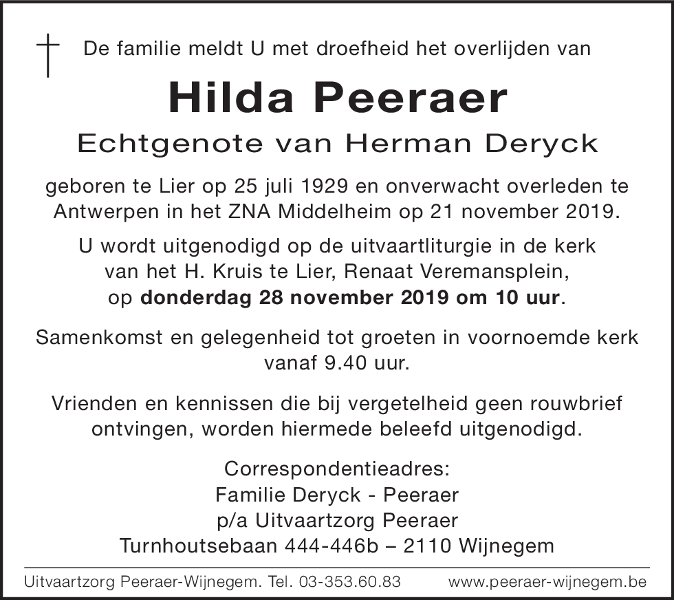 Hilda Peeraer