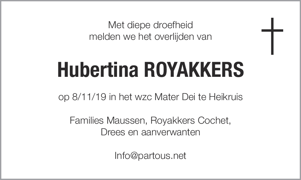 Hubertina Royakkers