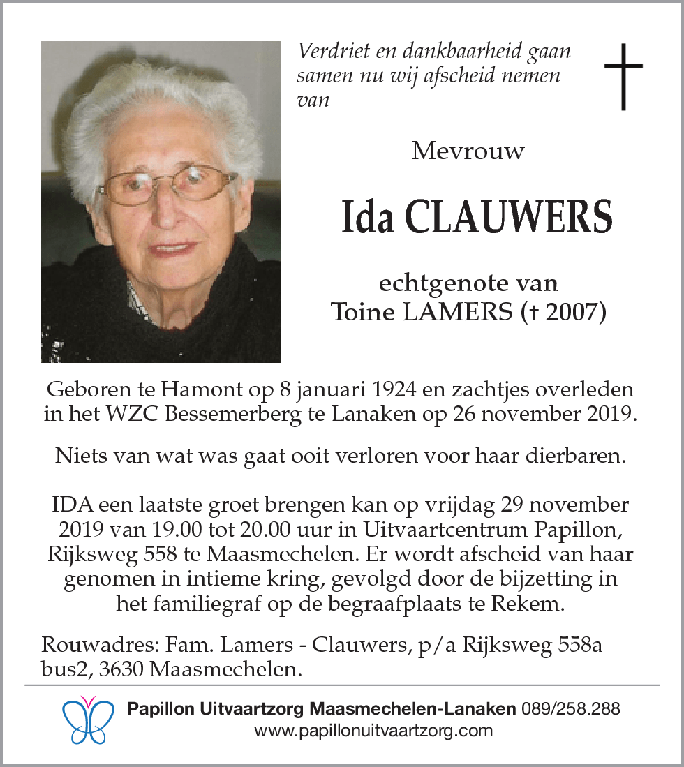 Ida Clauwers