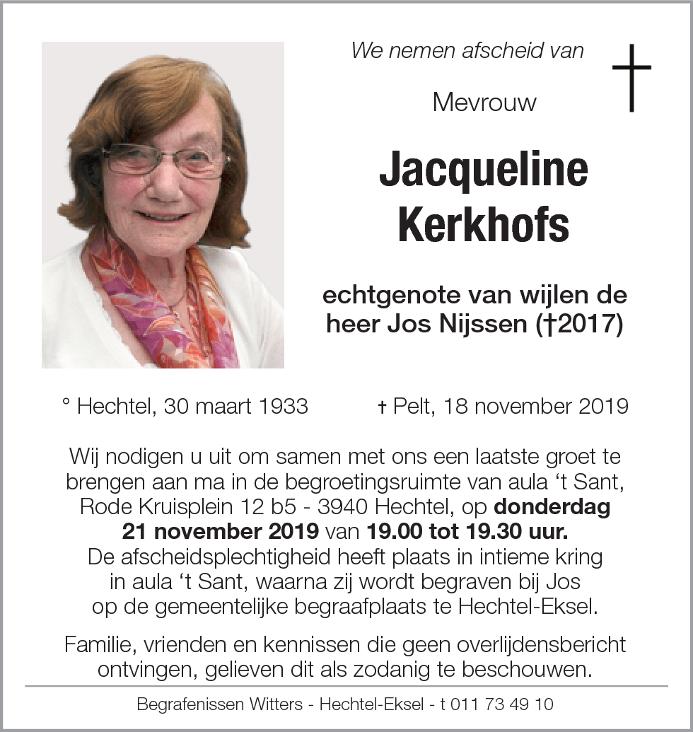 Jacqueline Kerkhofs