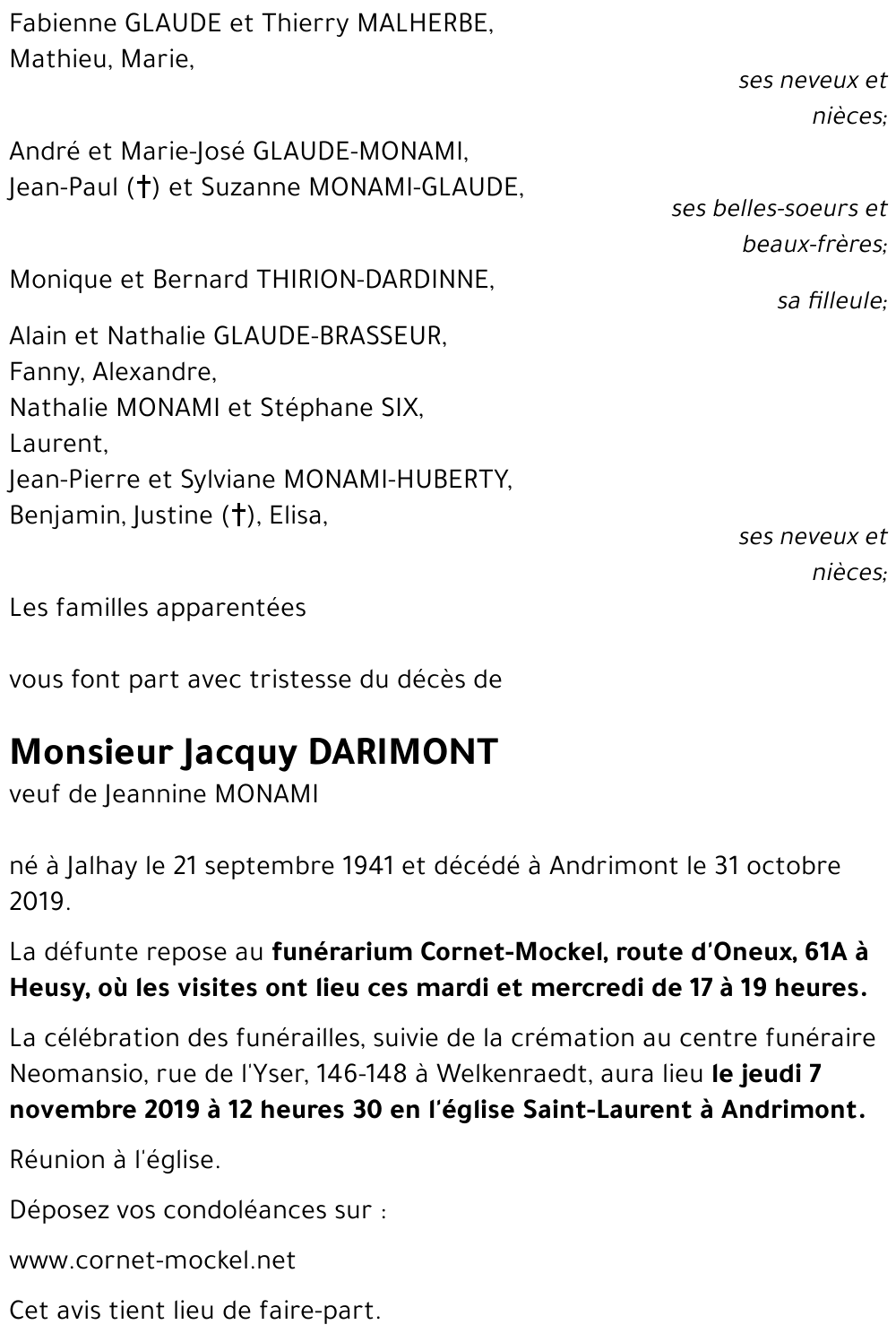 Jacquy DARIMONT