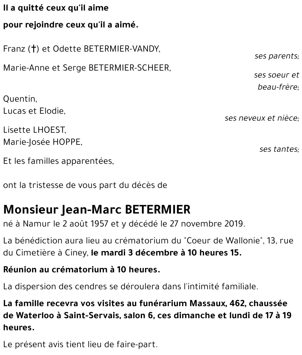 Jean-Marc BETERMIER