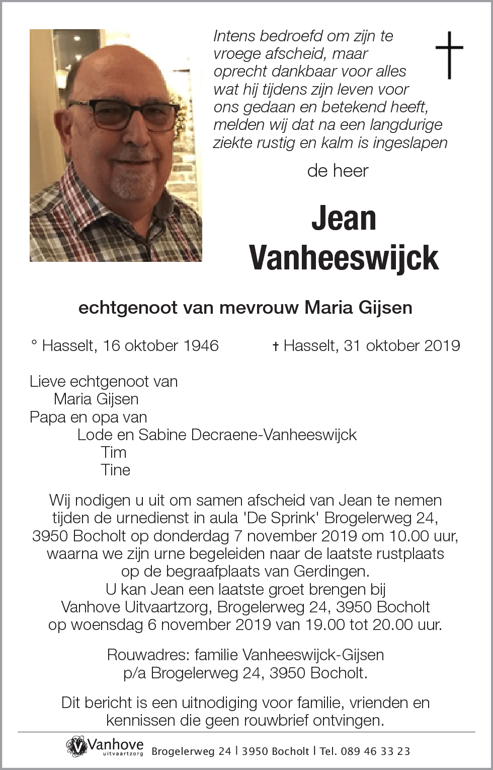 Jean Vanheeswijck
