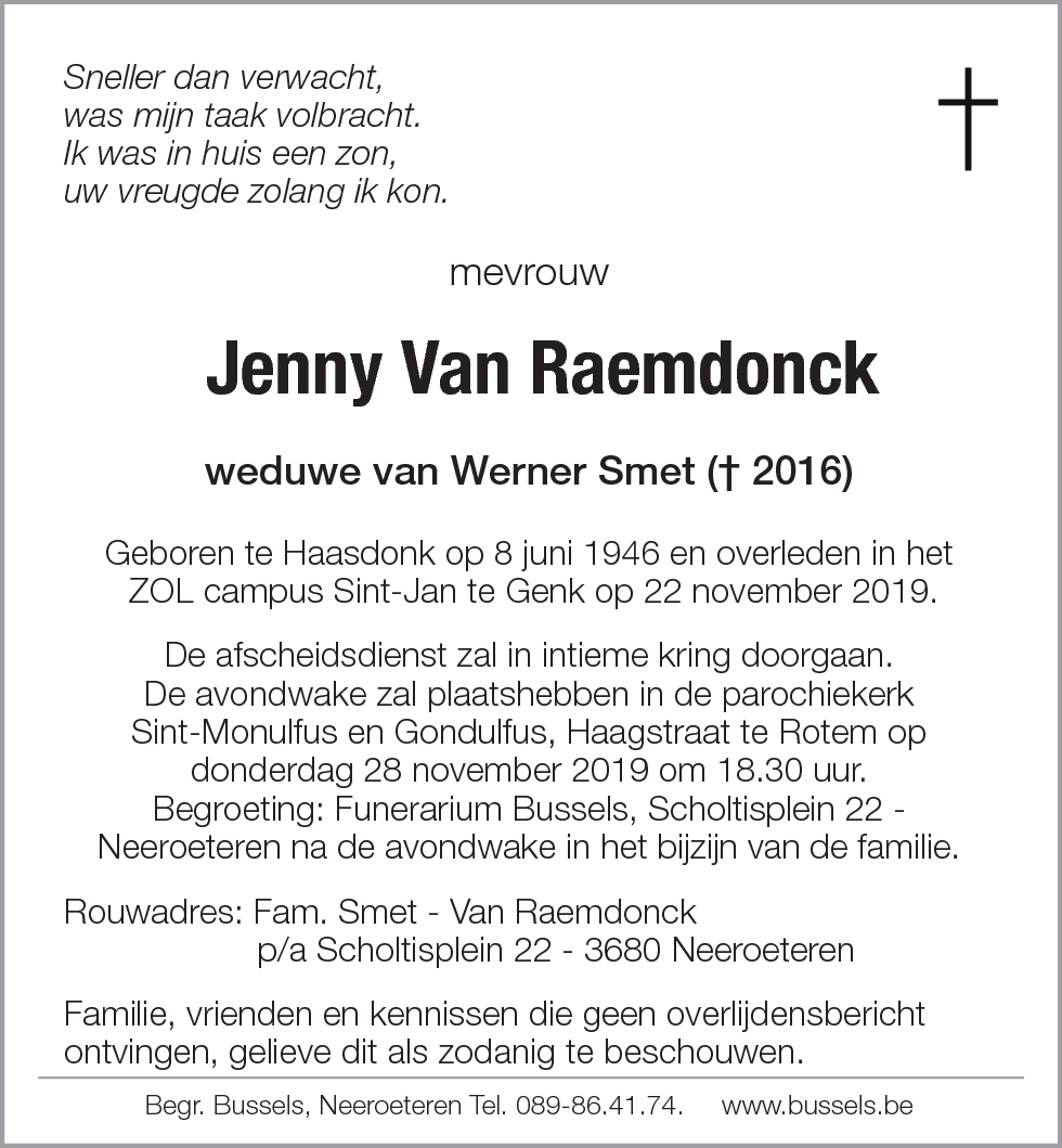 Jenny Van Raemdonck