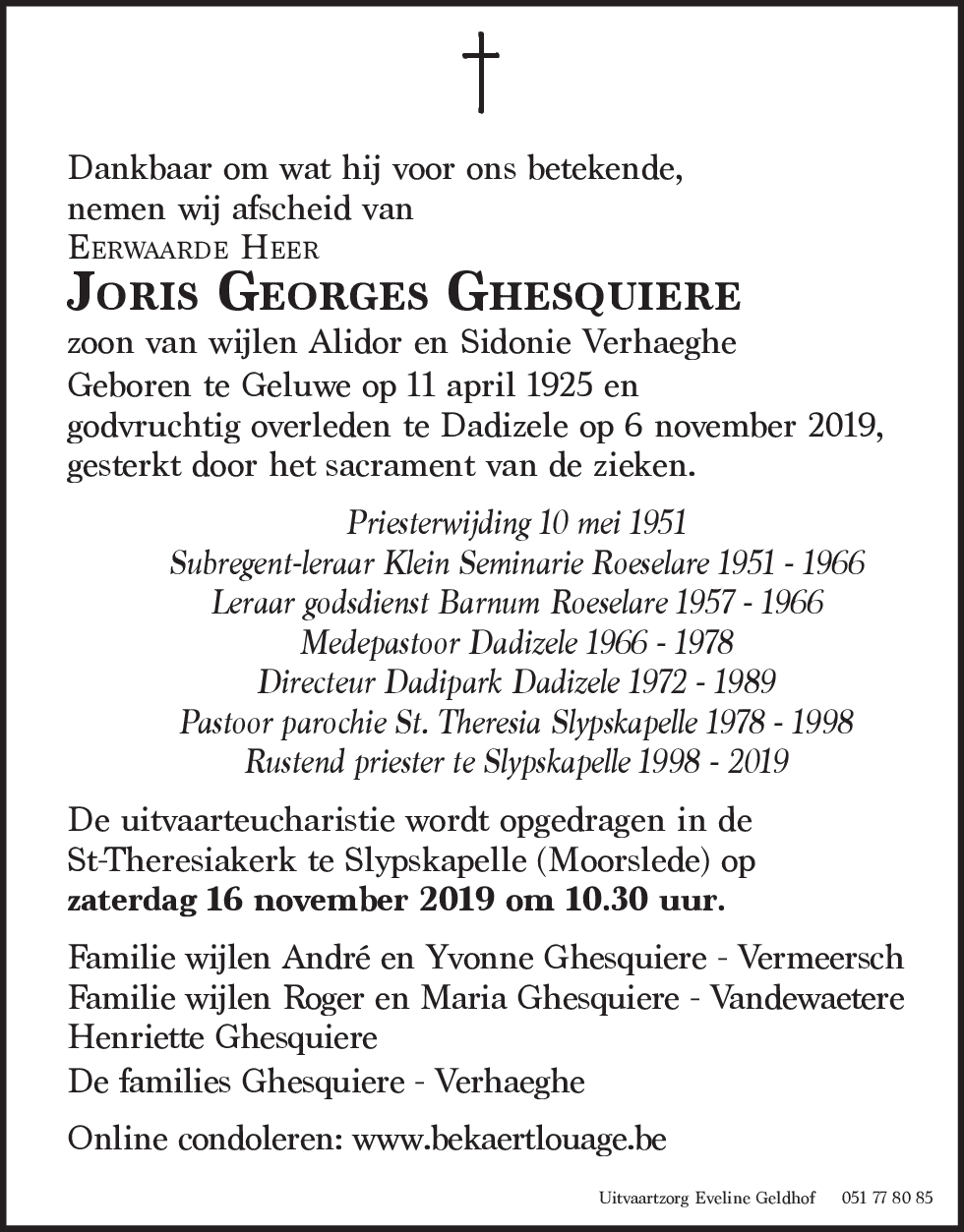 Joris Georges Ghesquiere