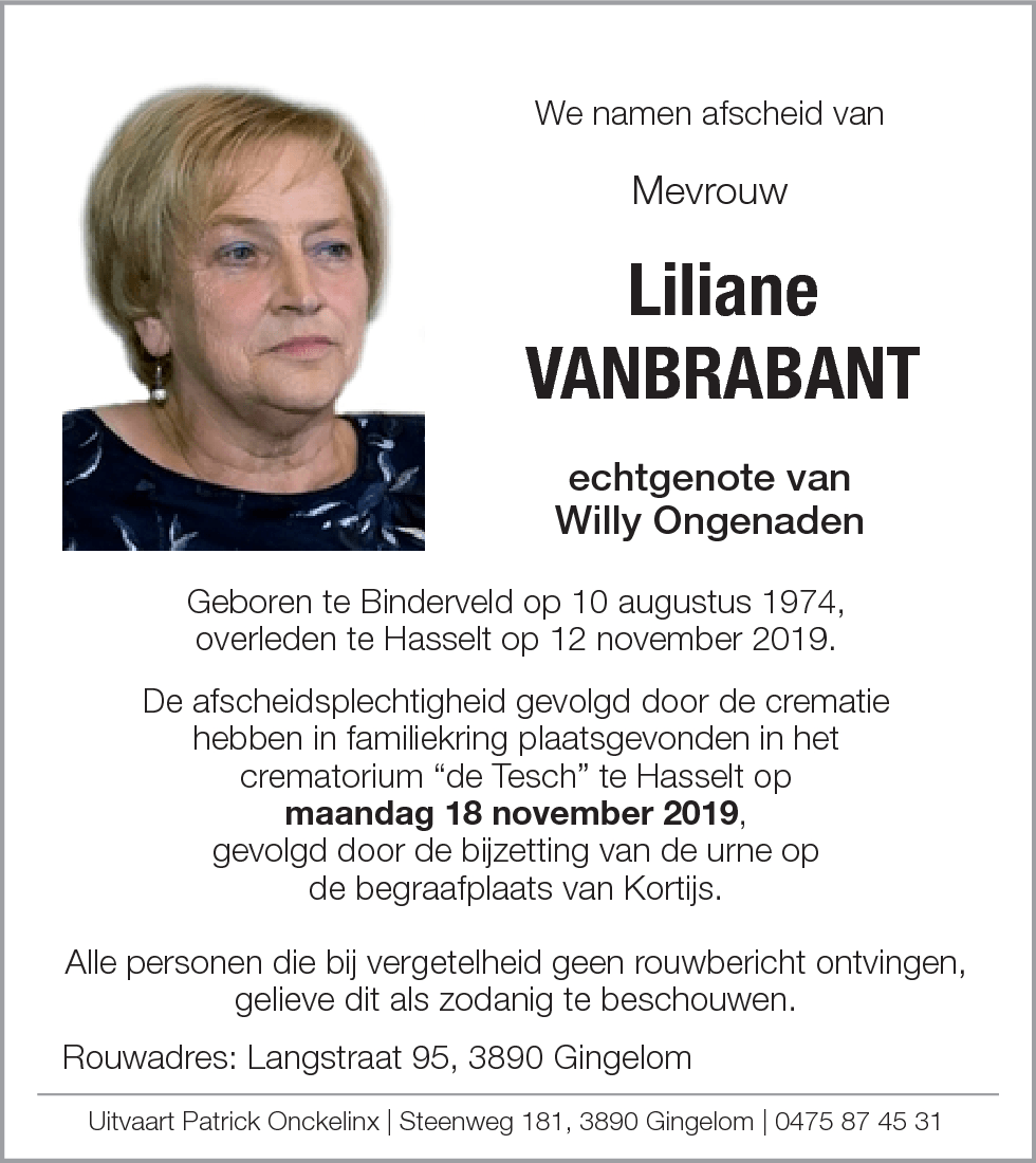 Liliane Vanbrabant