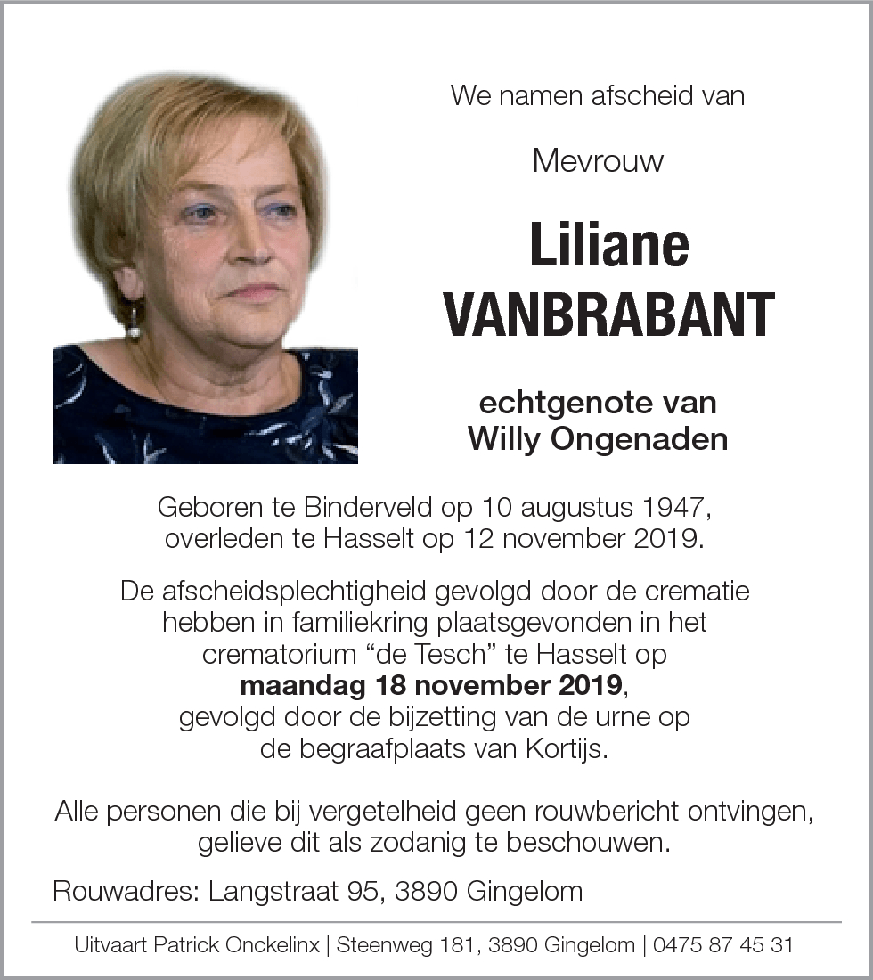 Liliane Vanbrabant