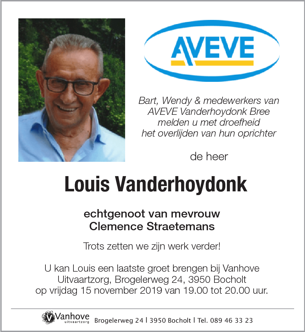 Louis Vanderhoydonk