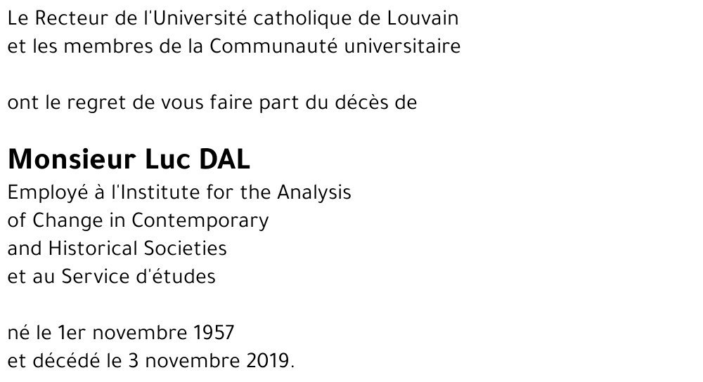 Luc DAL