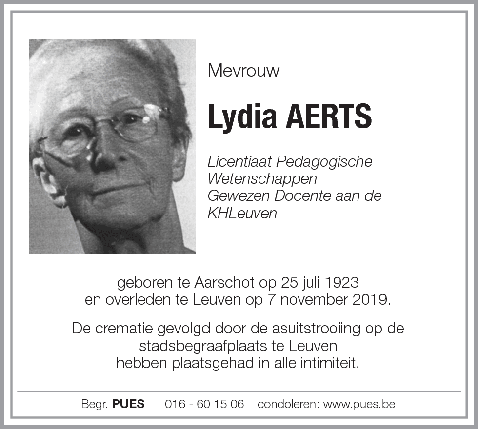 Lydia Aerts