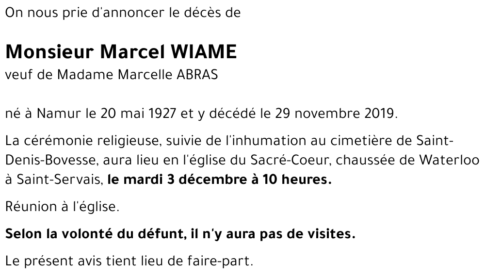 Marcel WIAME