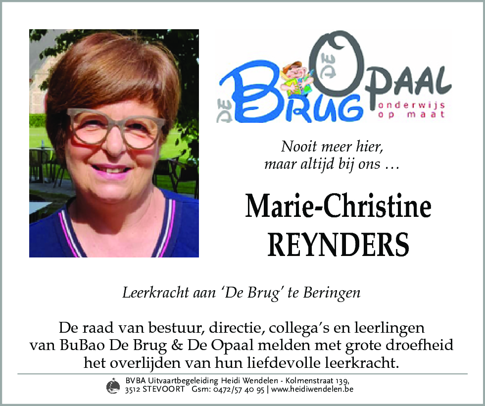 Marie-Christine Reynders