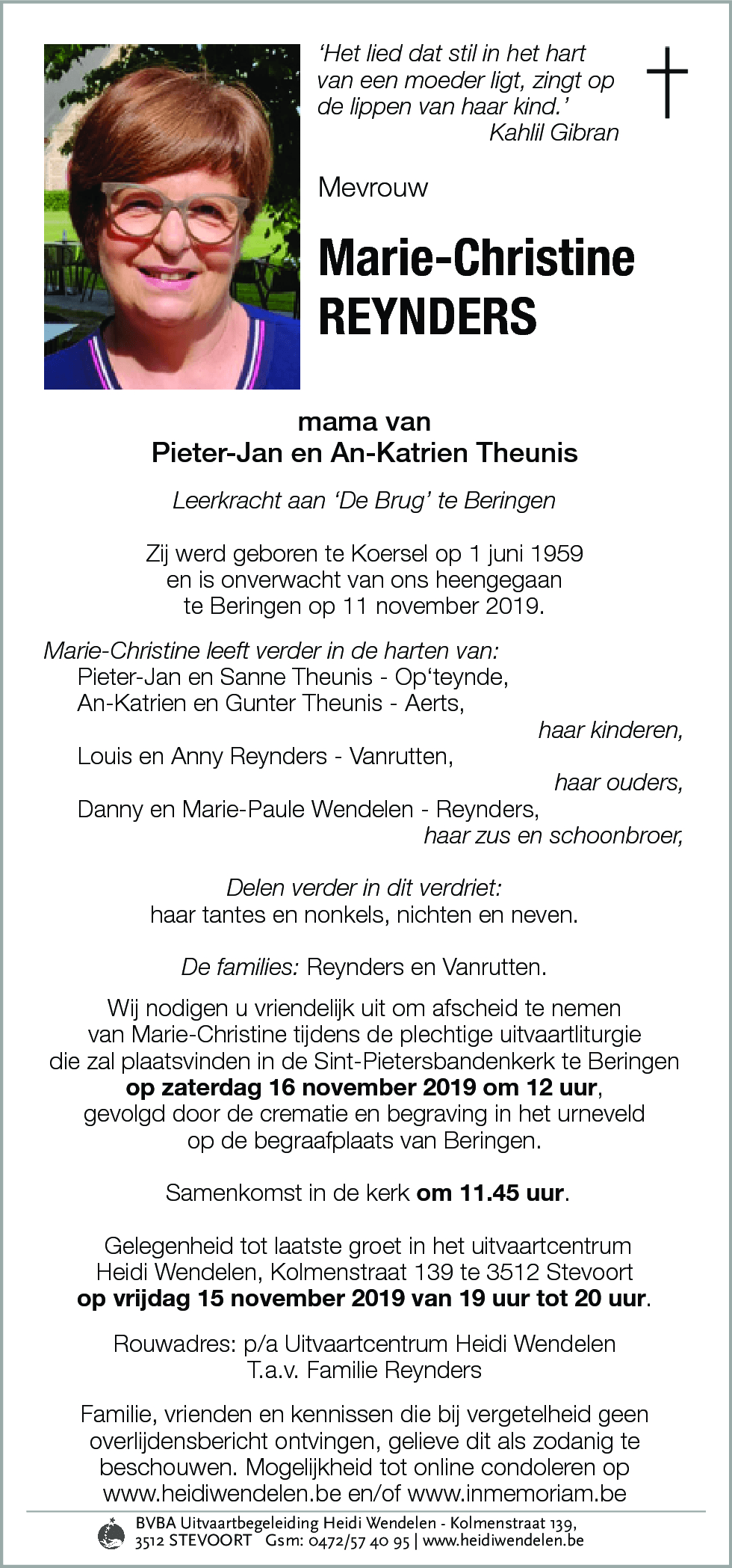 Marie-Christine Reynders