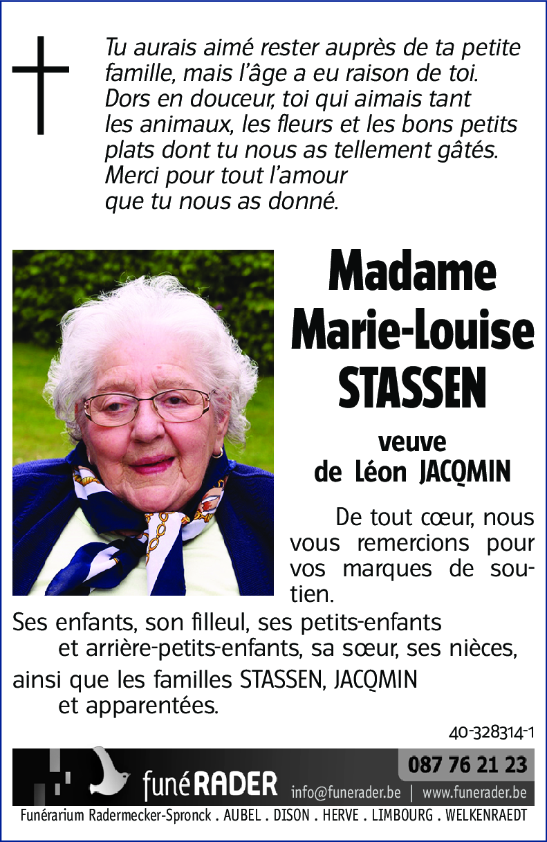 Marie-Louise STASSEN
