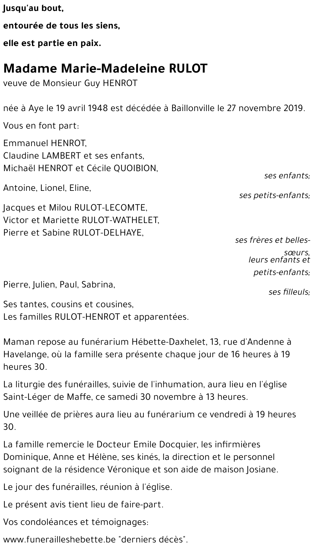 Marie-Madeleine RULOT