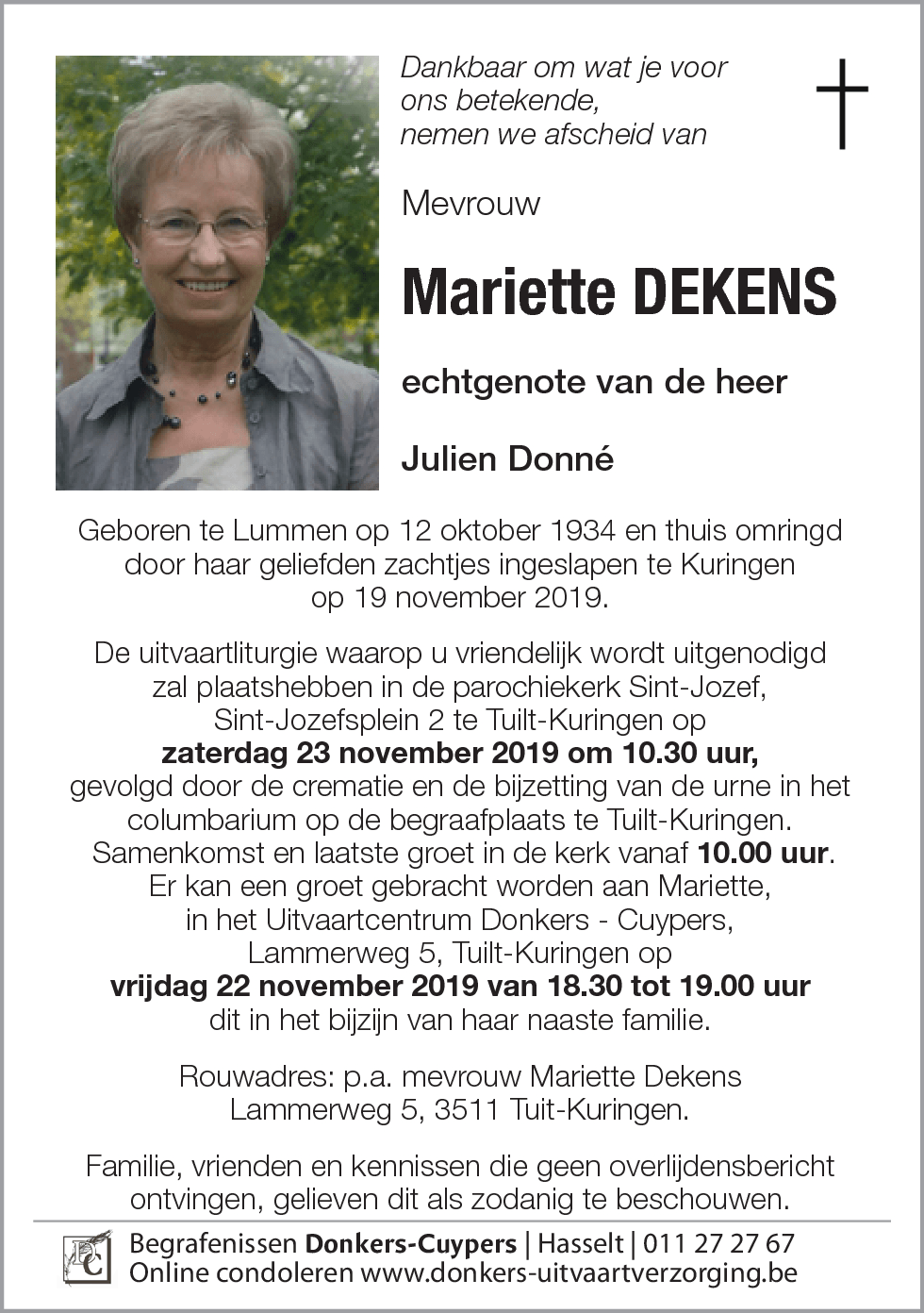 Mariette Dekens