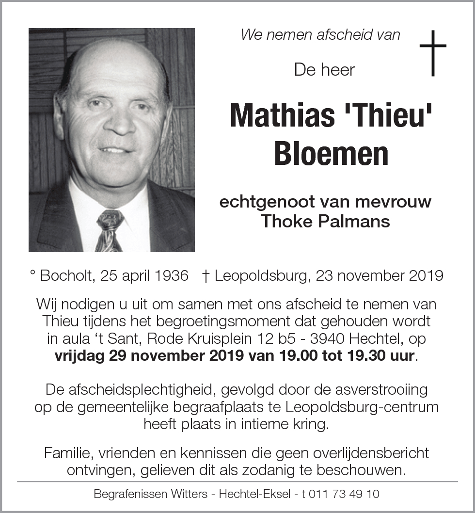 Mathias 'Thieu' Bloemen