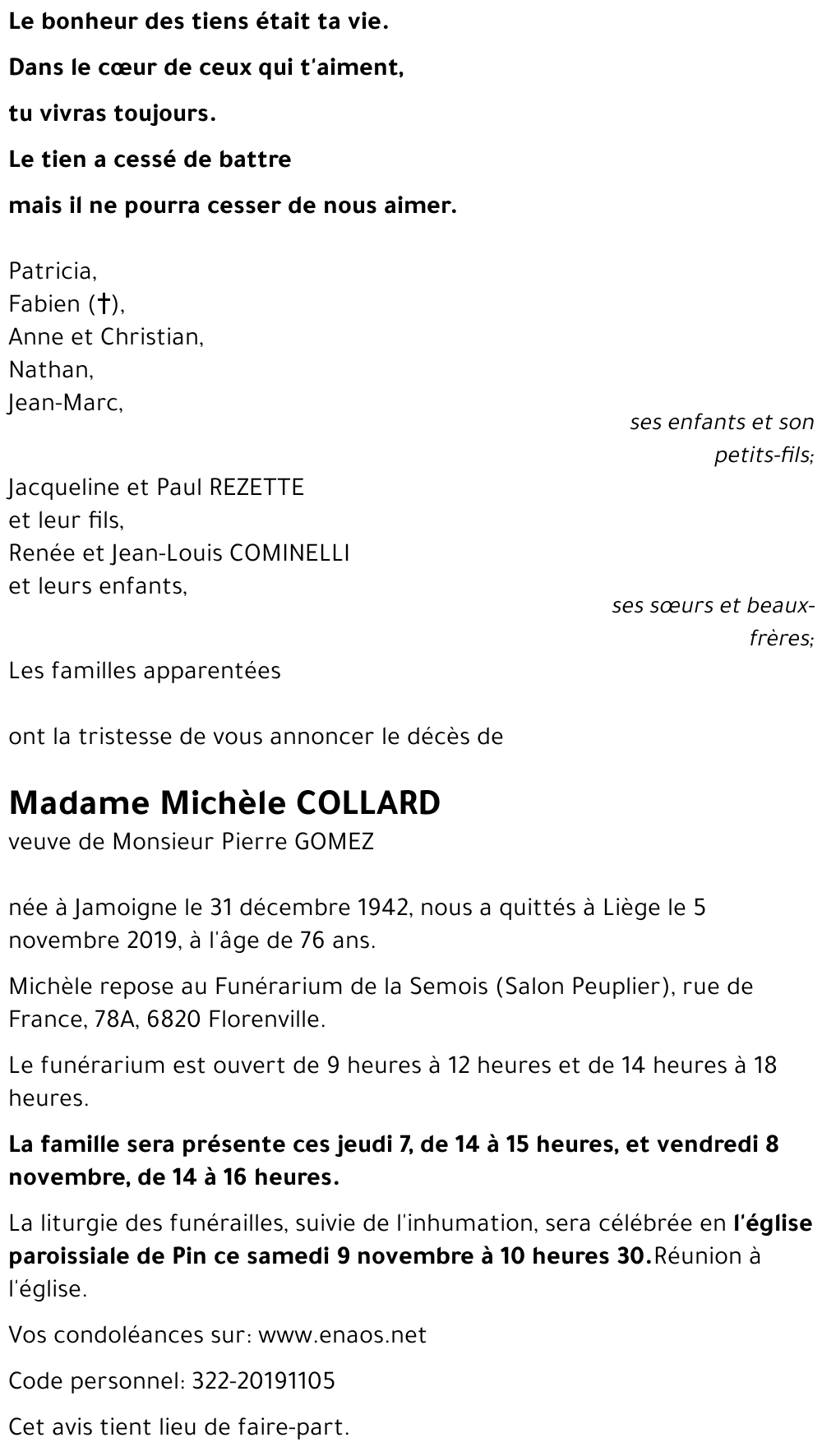 Michèle COLLARD