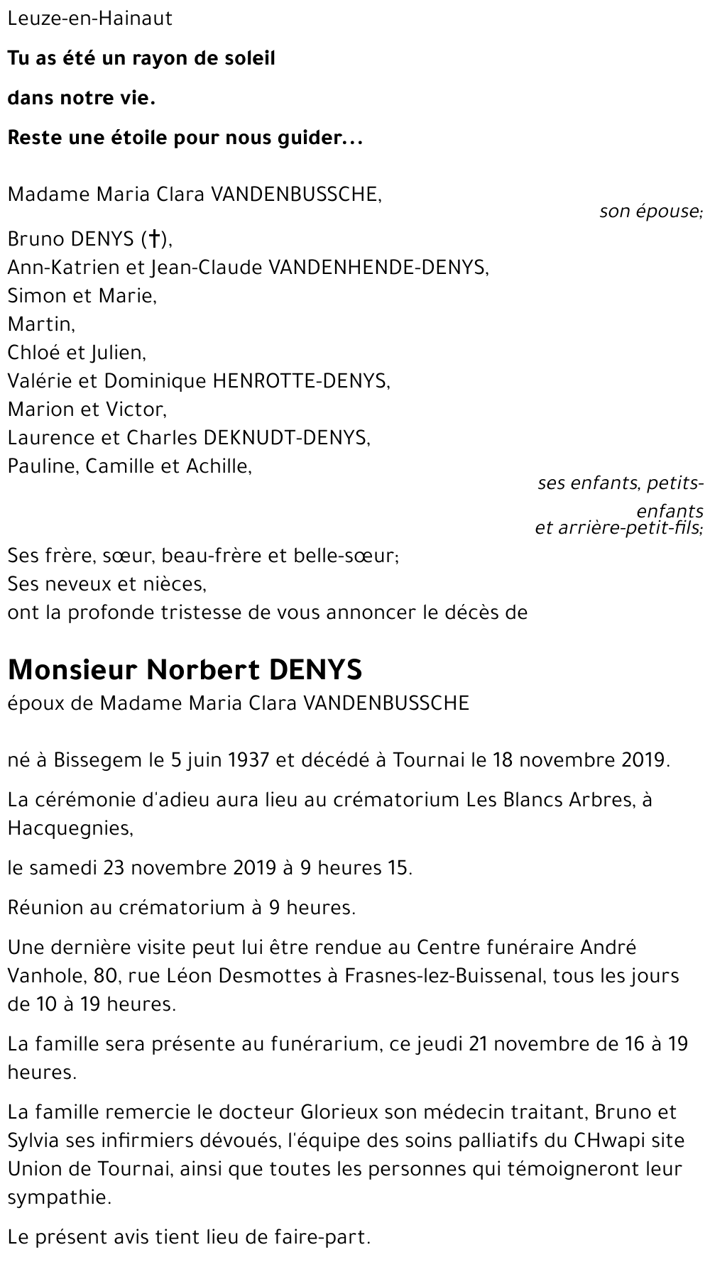 Norbert DENYS