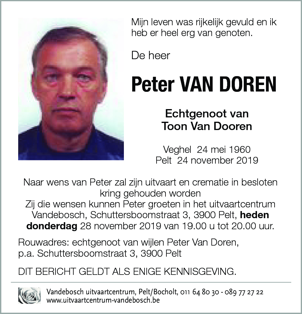 Peter Van Doren