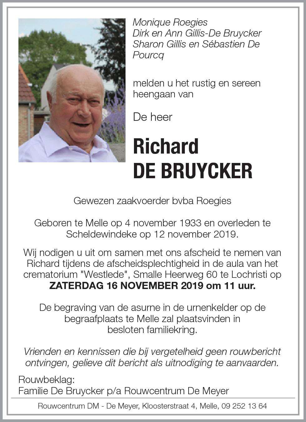 Richard De Bruycker
