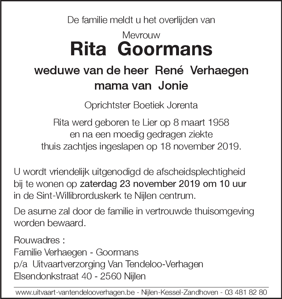 Rita Goormans