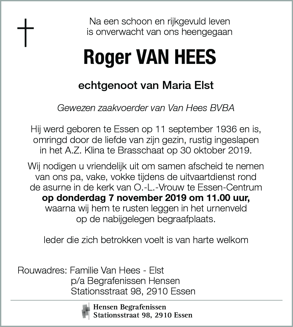 Roger Van Hees