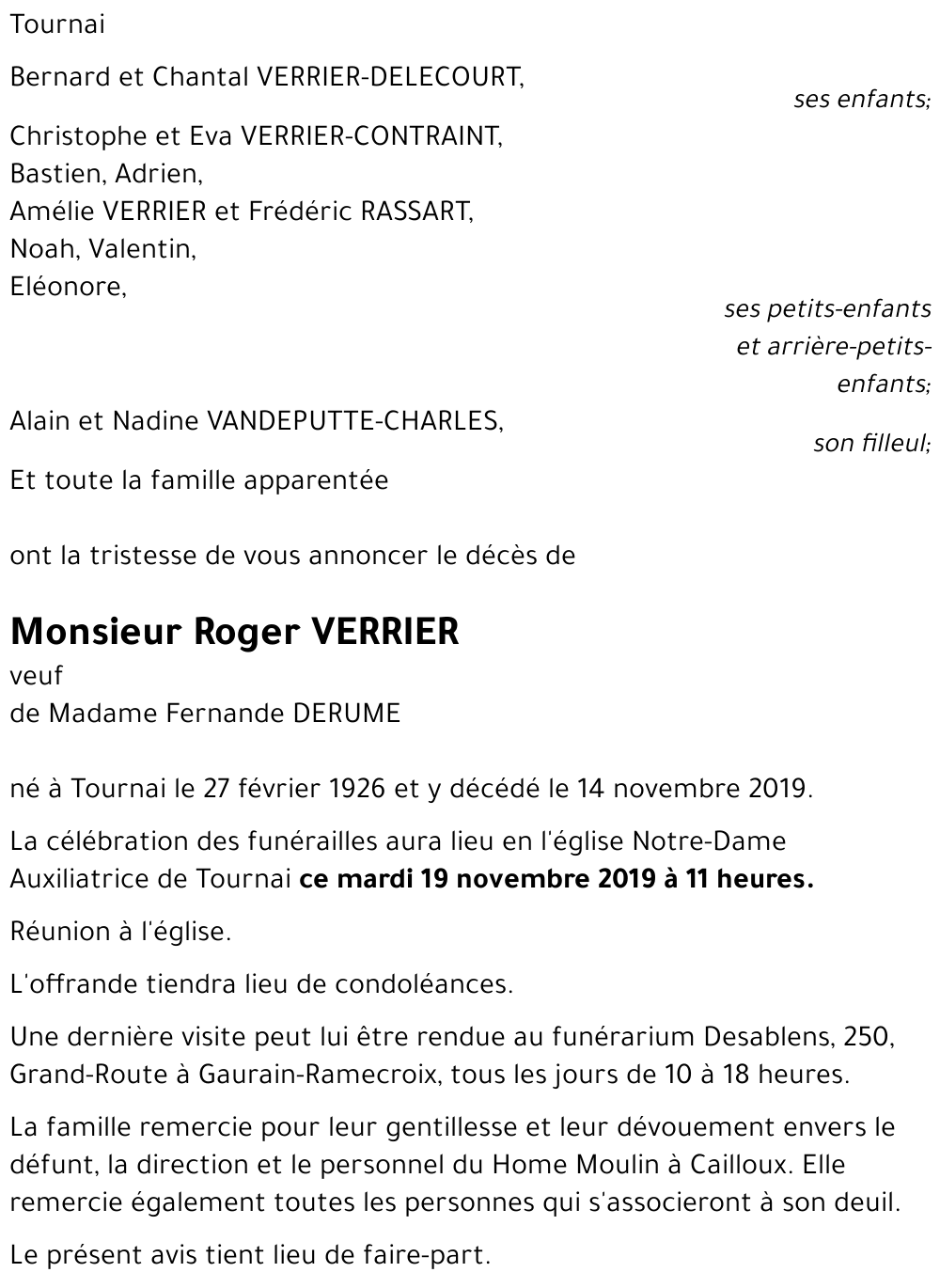 Roger VERRIER