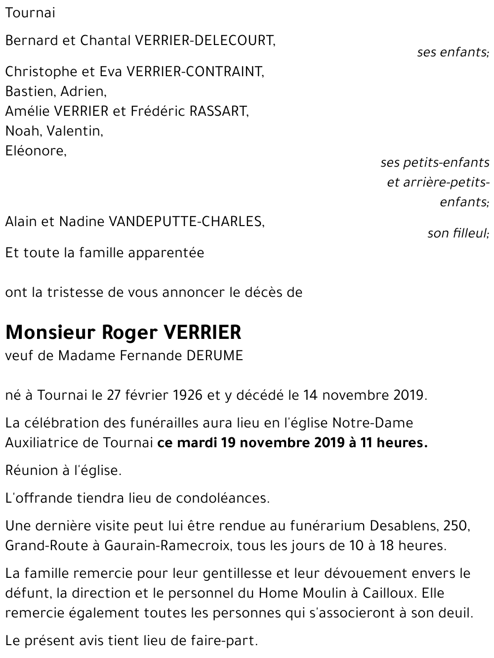 Roger VERRIER